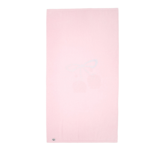 BEBEBEBE SUMMER Strawberry ice cream beach towel (PINK)