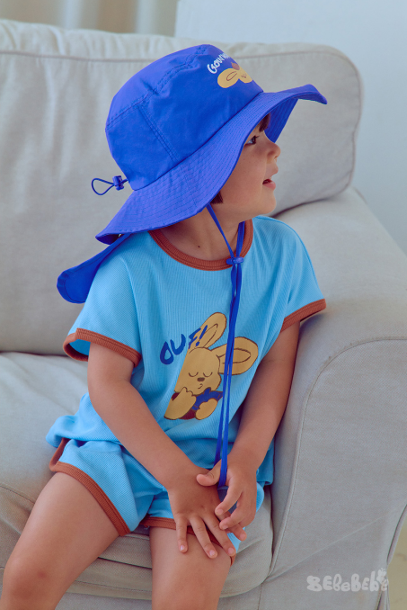 BEBEBEBE SUMMER Pancake puppy neck guard swim cap