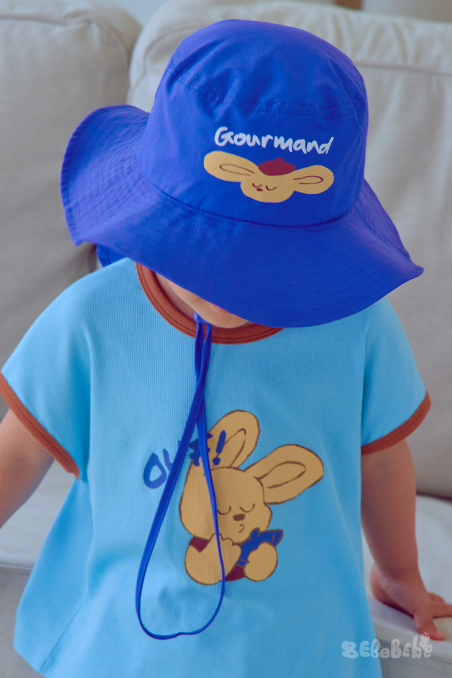 BEBEBEBE SUMMER Pancake puppy neck guard swim cap
