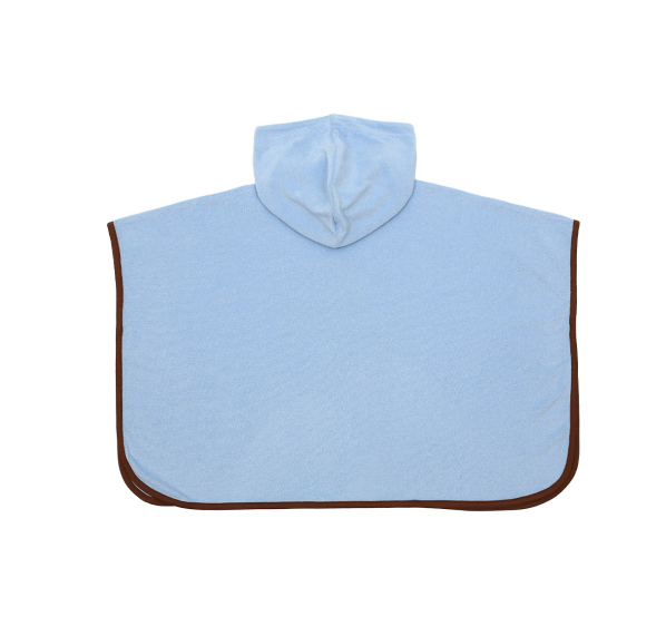 BEBEBEBE SUMMER Pancake puppy Poncho Towel (BLUE)