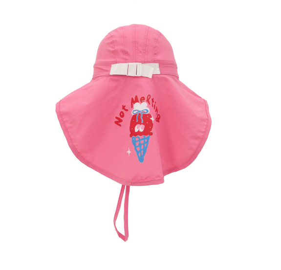 BEBEBEBE SUMMER Strawberry Ice cream neck guard swim cap