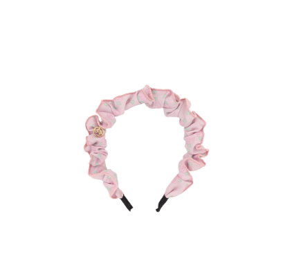 BEBEBEBE SUMMER Cream Rose frill headband