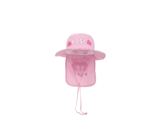 BEBEBEBE SUMMER Cream rose neck guard swim cap