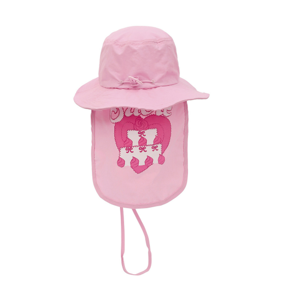 BEBEBEBE SUMMER Cream rose neck guard swim cap