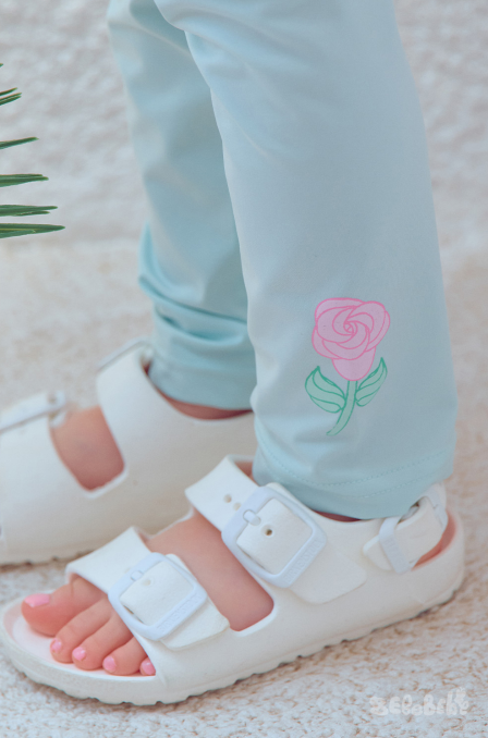 BEBEBEBE Cream rose water leggings (MINT)