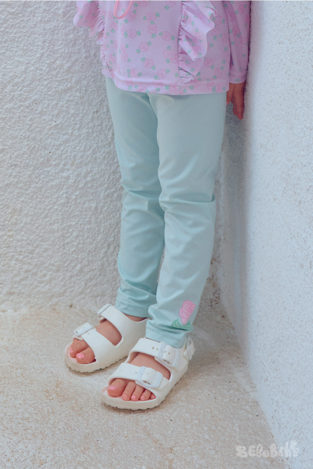 BEBEBEBE Cream rose water leggings (MINT)