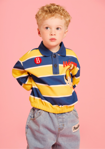 BEBE DE PINO Parisien baby denim pants