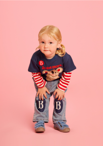 BEBE DE PINO Parisien baby denim pants