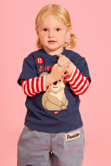 BEBE DE PINO Parisien baby denim pants
