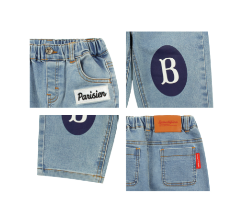 BEBE DE PINO Parisien baby denim pants