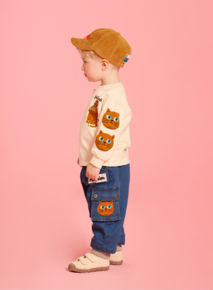 BEBE DE PINO Aloha cat baby long sleeve tee