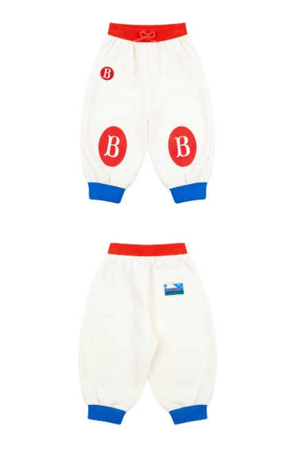 BEBE DE PINO Bebedepino baby color block sweatpants