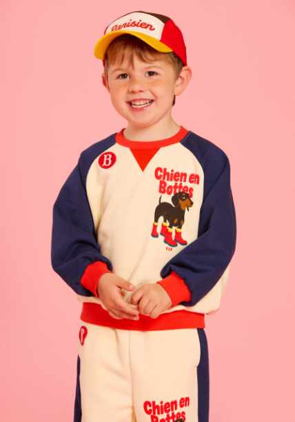 BEBE DE PINO Doberman color block sweatpants