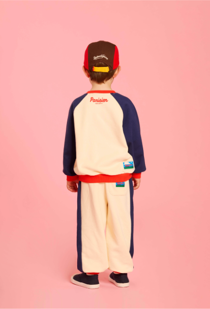 BEBE DE PINO Doberman color block sweatpants