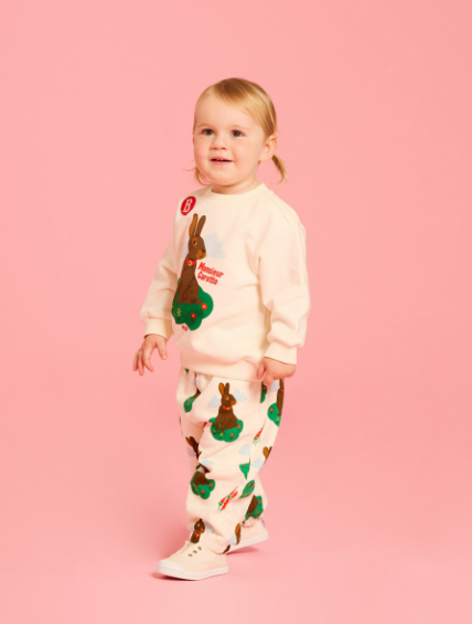 BEBE DE PINO Rabbit baby sweatshirt