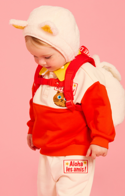 BEBE DE PINO Aloha cat baby sweatpants