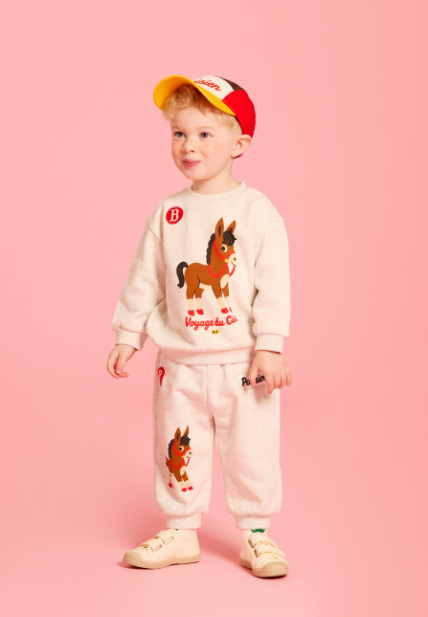 BEBE DE PINO Donkey baby sweatshirt