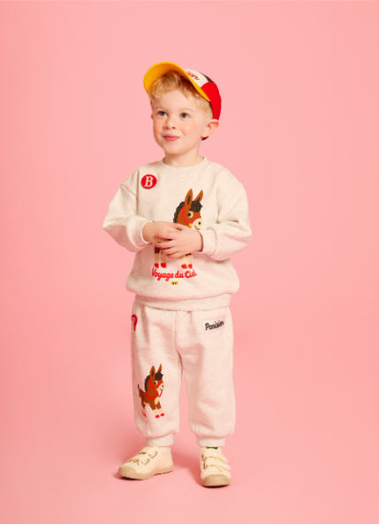 BEBE DE PINO Donkey baby sweatshirt