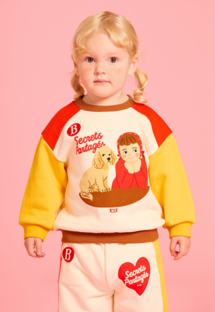 BEBE DE PINO Parisien baby color block sweatpants