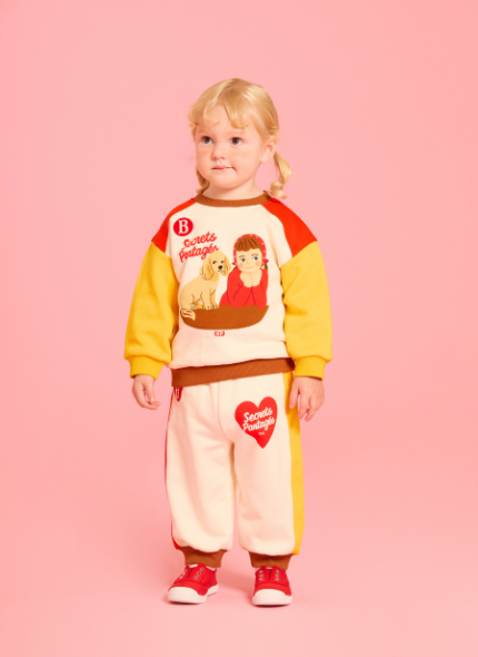 BEBE DE PINO Parisien baby color block sweatpants