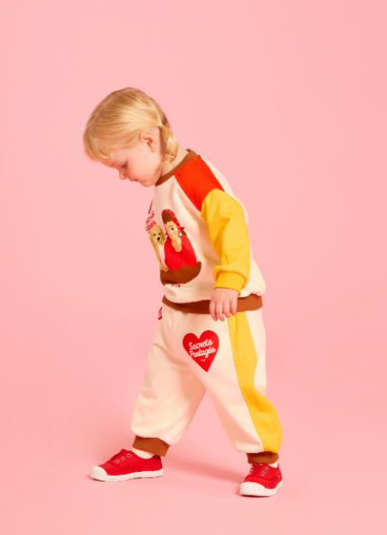 BEBE DE PINO Parisien baby color block sweatpants