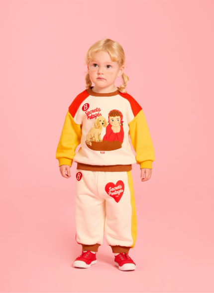 BEBE DE PINO Parisien baby color block sweatpants