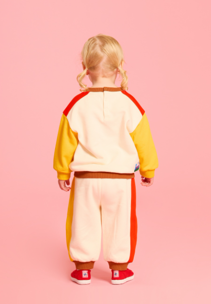 BEBE DE PINO Parisien baby color block sweatpants