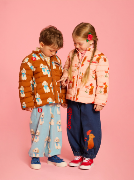 BEBE DE PINO Squirrel denim jogger pants
