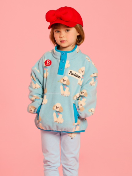 BEBE DE PINO Poodle stripe leggings