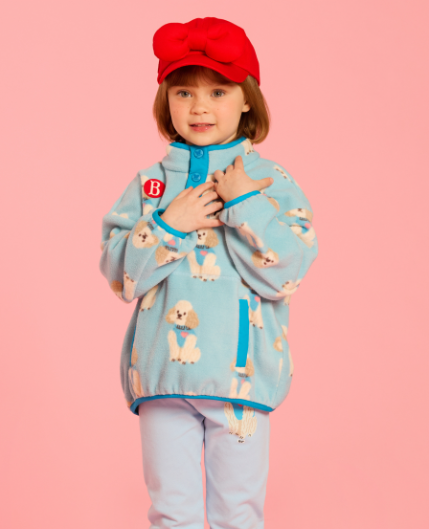 BEBE DE PINO Poodle stripe leggings