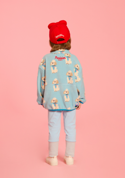 BEBE DE PINO Poodle stripe leggings