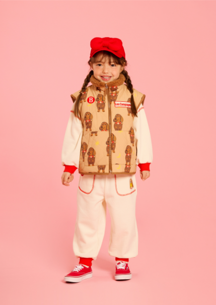 BEBE DE PINO Heros color block cover stitch sweatpants