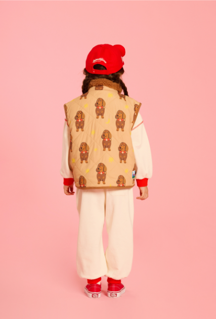 BEBE DE PINO Heros color block cover stitch sweatpants
