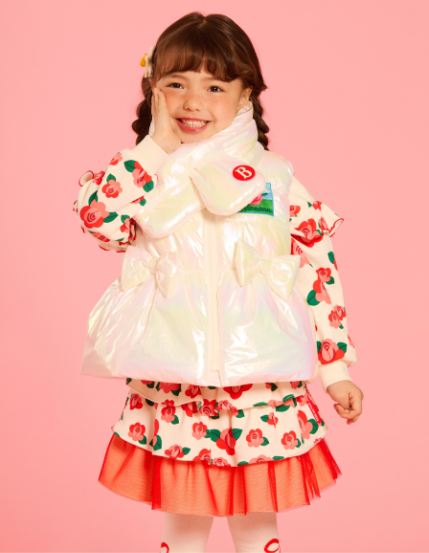 BEBE DE PINO All over camellia frill sweatshirt