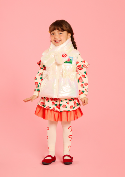 BEBE DE PINO All over camellia ruffle tutu skirt