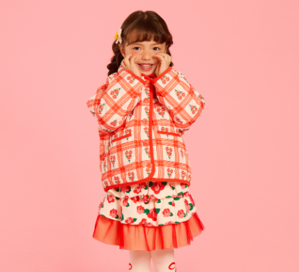 BEBE DE PINO All over camellia ruffle tutu skirt