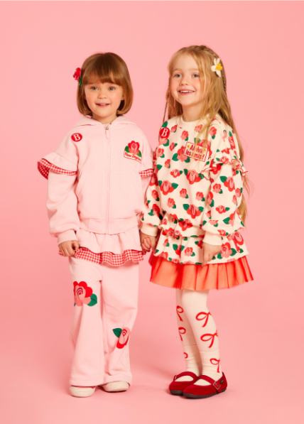 BEBE DE PINO Camellia ruffle sweatpants