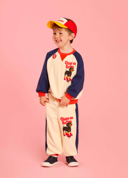 BEBE DE PINO Doberman color block sweatpants