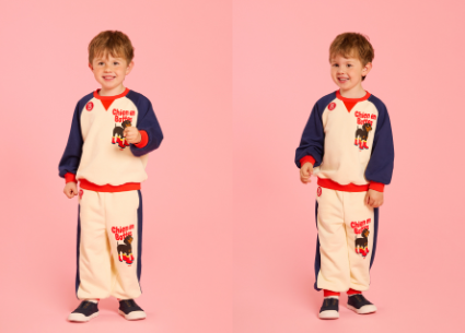 BEBE DE PINO Doberman color block sweatpants