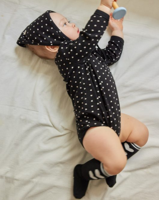 RAWUMBER Heart kong baby suit