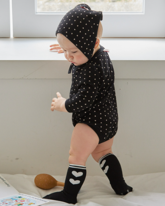 RAWUMBER Heart kong baby suit