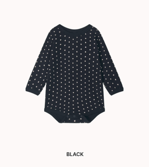 RAWUMBER Heart kong baby suit