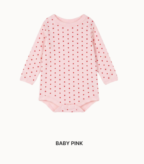 RAWUMBER Heart kong baby suit