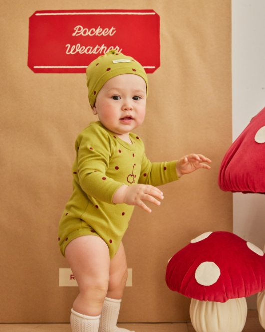 RAWUMBER Signature dot baby suit
