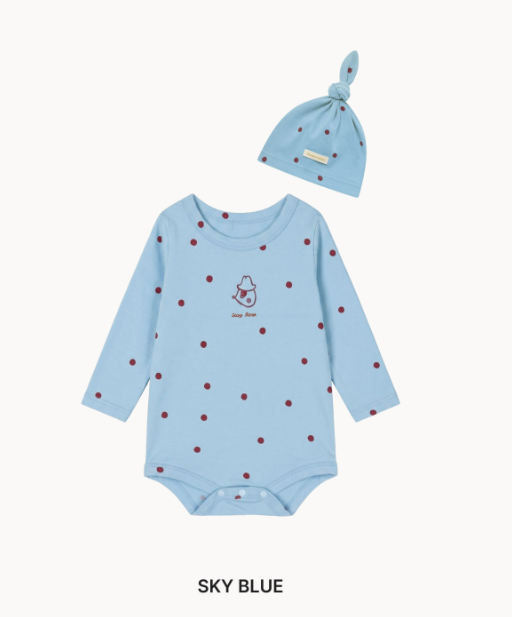 RAWUMBER Signature dot baby suit