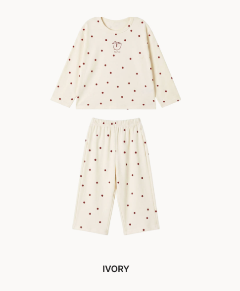 RAWUMBER Signature kids dot 2pc set