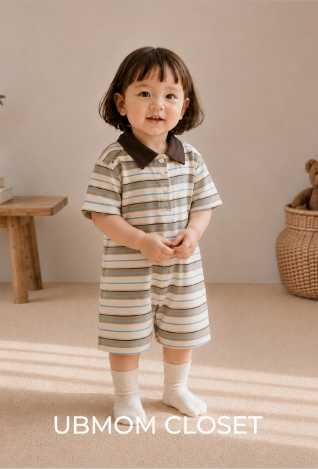 UBMOM Essen collar stripe suit