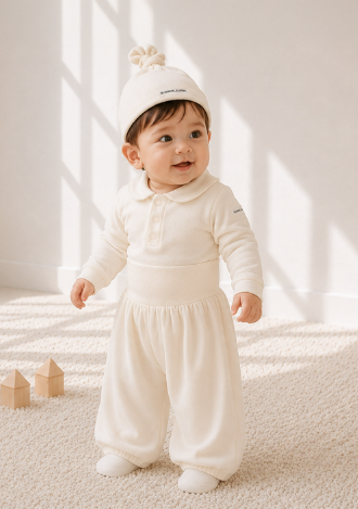 UBMOM Bebe blanc aladdin pants