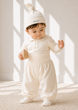 UBMOM Bebe blanc aladdin pants