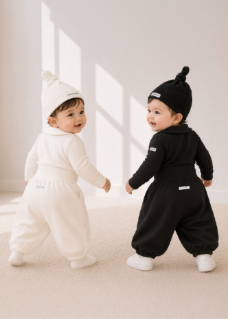 UBMOM Bebe blanc aladdin pants